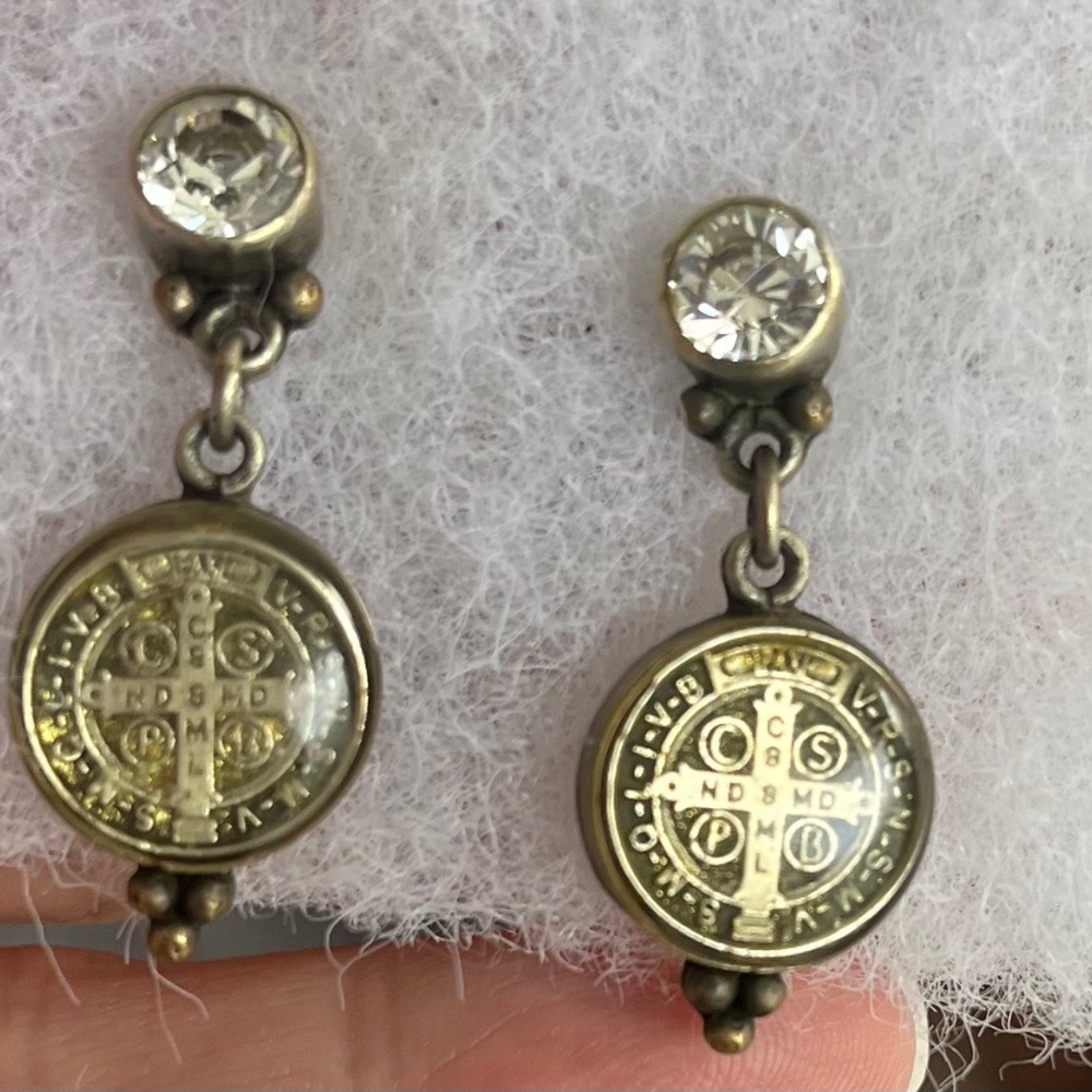 Virgins Saints and Angels Allegra San Benito Earrings Gold